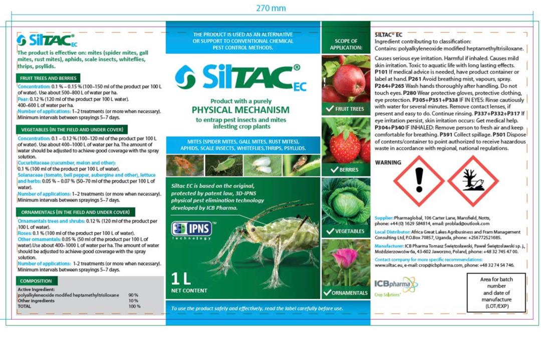Siltac EC label artwork